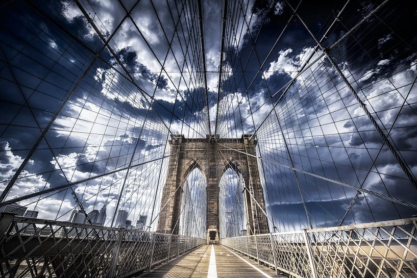 Pont de Brooklyn à New York . par Voss photographie