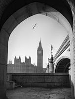 Palais de Westminster avec perspective