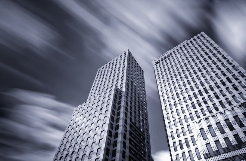 Wolkenkratzer in das neuen Amsterdam von Toon van den Einde