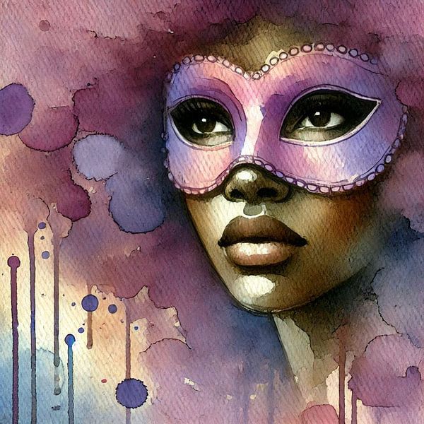 Venetian mask by Nicolette Vermeulen