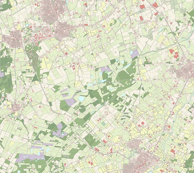 Karte von Zundert von Rebel Ontwerp