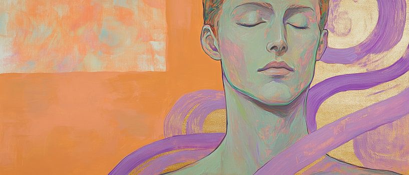 Traumhafte Porträtwelt in sanften Farben von Poster Art Shop