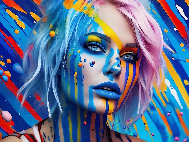 Frau und Farben von DeVerviersBelgium