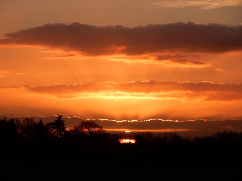 zonsopkomst Boskoop van bert jorritsma