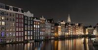 Night photography - Amsterdam living at the Damrak...