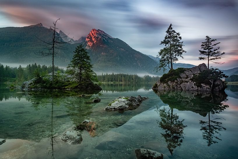 Alpenglow à Hintersee par Salke Hartung
