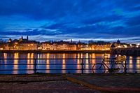 Maastricht - Maas bei Nacht von Cöversplein aus