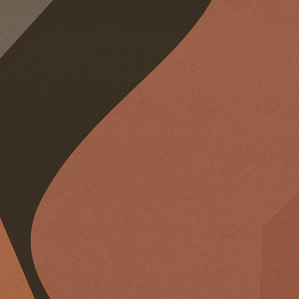 Organische und geometrische abstrakte Formen Nr. 4 von Dina Dankers