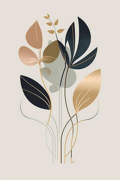 Modern leaves by haroulita