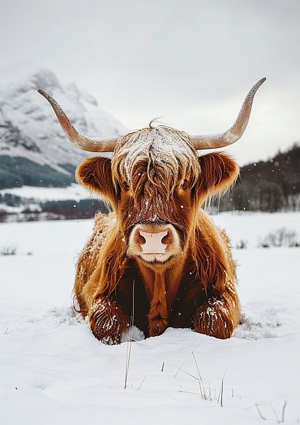Schotse Hooglander Hoogland Koe van Niklas Maximilian