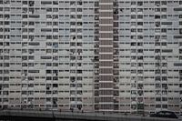 Flache Fassade Hongkong