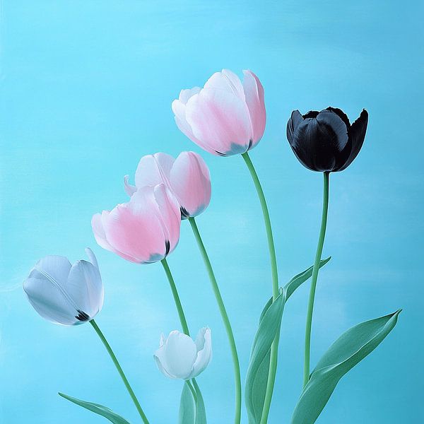 Classic Tulip World | Classic Floral Art par Karina Brouwer