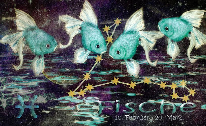 Tierkreiszeichen - Fische von Christine Nöhmeier