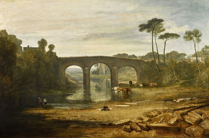 Whalley Bridge and Abbey, Lancashire, Joseph Mallord William Turner von Meisterhafte Meister