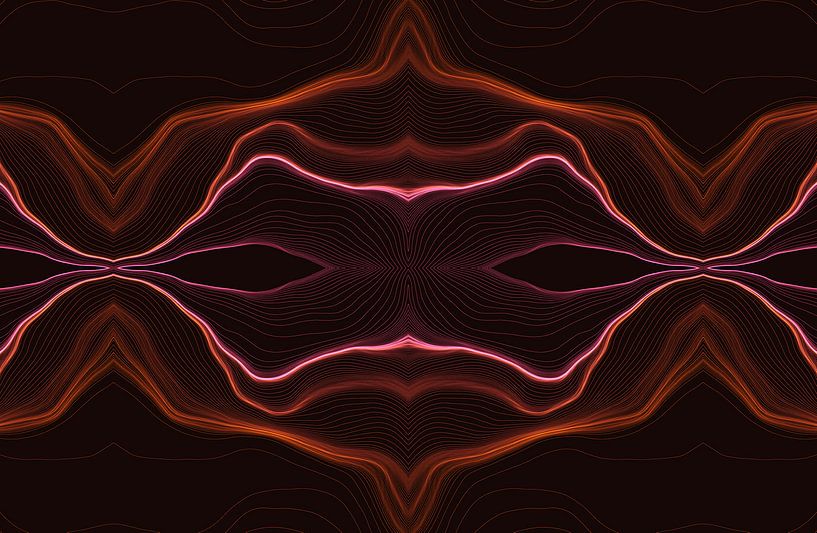 FLAME PINK LINE VIBES-F von Pia Schneider