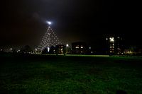 World's biggest Christmas tree shines over Utrecht again
