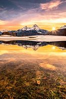 Watzmann in the sunset