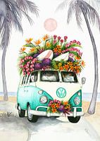 Bus de surf Magic flowerpower