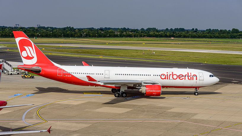 Air Berlin Airbus A330-200 taxies to the runway. by Jaap van den Berg