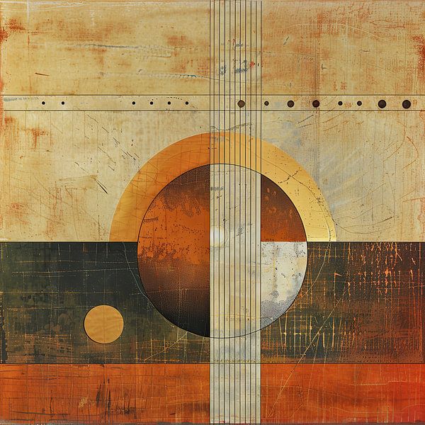 Bauhaus Japandi Abstract | Bauhaus par Caprices d'Art