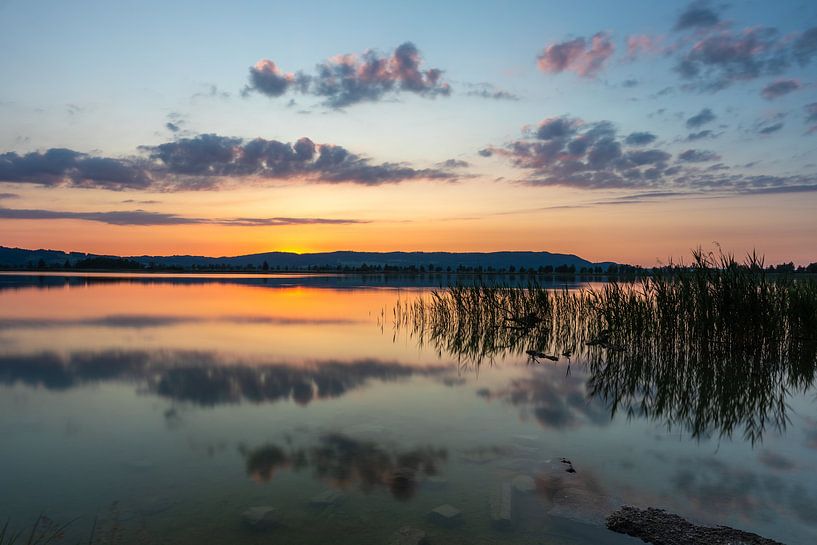 Tranquility on a Bavarian lake by Sandra Schönherr