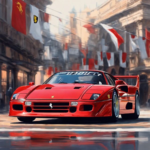 Ferrari F40 1987 by kevin gorter