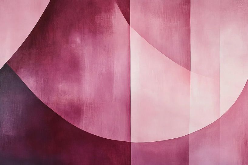 Rosa Lila | Weicher Übergang Lila Rosa von Moderne Kollektion