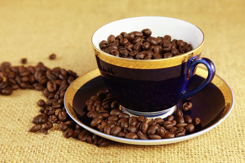 Blauw koffiekopje par Falko Follert