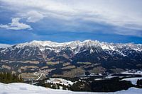 Oostenrijkse bergen in de winter