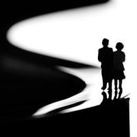 Wandeling in zwartwit