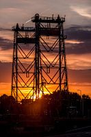 Liftbridge in evening sun