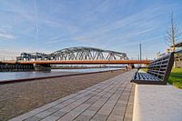 An inviting bench at Zutphen's Old IJssel Bridge