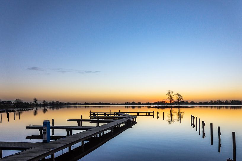 Sunrise Reeuwijkse Plassen by Rinus Lasschuyt Fotografie