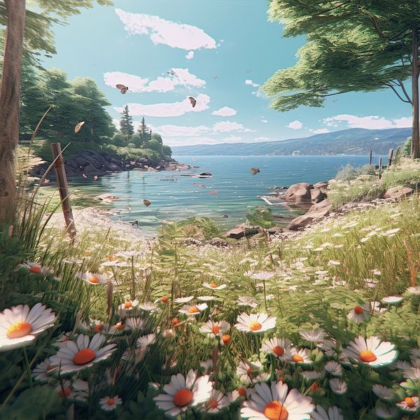 Flowery coast by Bianca Bakkenist