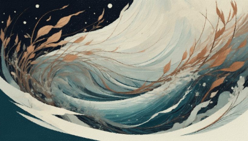 Sich bewegende Fantasie Landschaft by Gabriella David