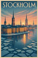 Stockholm Sweden Sunset Reflections