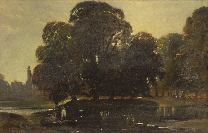 William James Muller - Ein Blick auf Eton und die Fellows Eyot von finemasterpiece