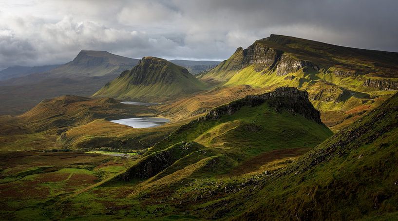 Views over the Quiraing on Isle of Skye by Krijn van der Giessen