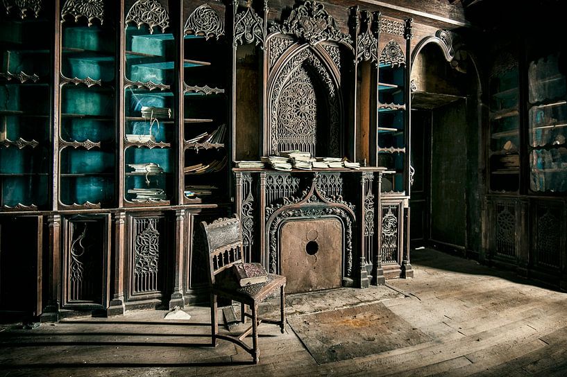 Die Bücher befinden sich in der Bibliothek... von Valerie Leroy Photography