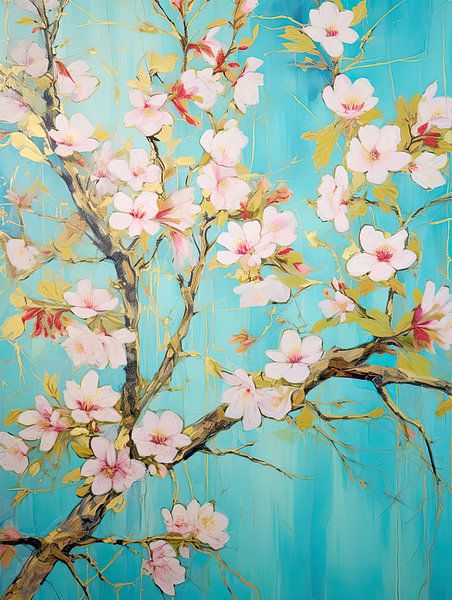 Apple blossom painting by Flower Studio