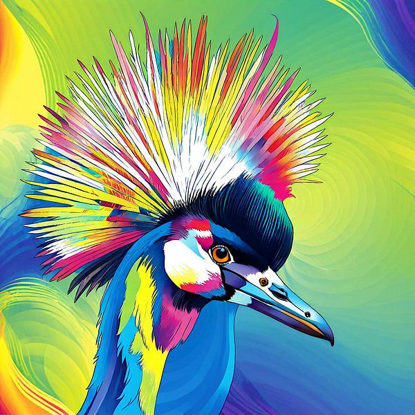 Crane (Modern Art) by Hans Levendig (lev&dig fotografie)