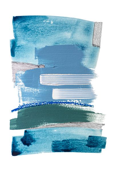 Abstractober - Maritim par Alina Buffiere by The Artcircle