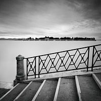 Venise, île de San Michele depuis le pont Ponte dei Mendicanti