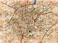 Carte de La Roche-sur-Yon avec le style 'Serene Summer'