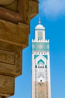 Minaret of the Hassan II Mosque, Casablanca, Morocco