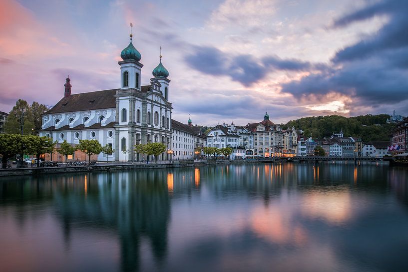Lucerne : Église des Jésuites par Severin Pomsel