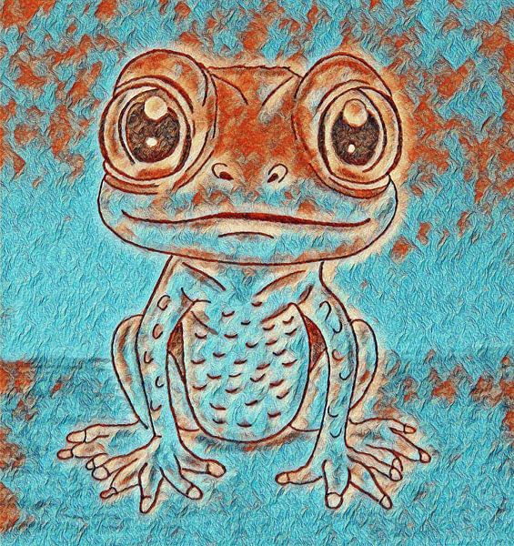 Fröhlicher Frosch von Jose Lok