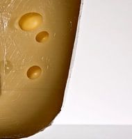 Gouda cheese, cheese, cheese in plastic