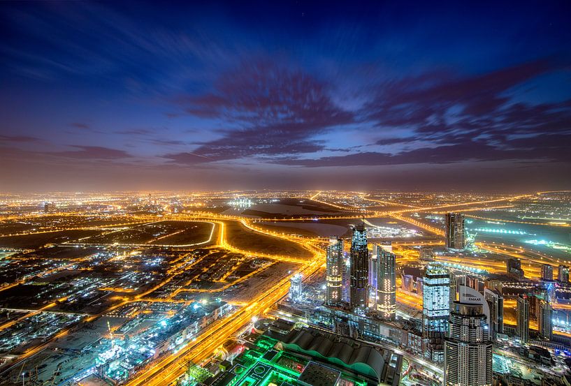 Lever de soleil vu de Burj Khalifa par Rene Siebring