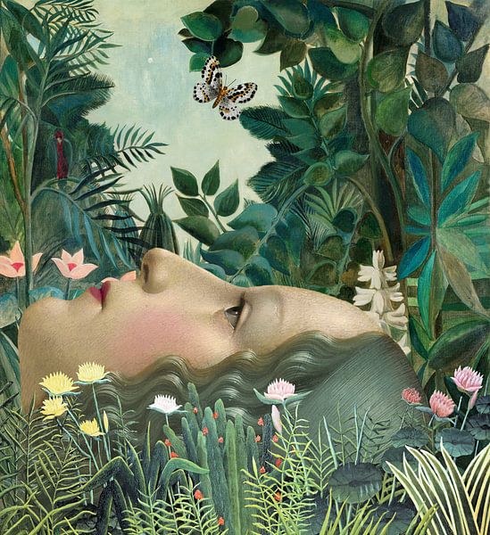 Giovanna in Tropical Garden par Marja van den Hurk